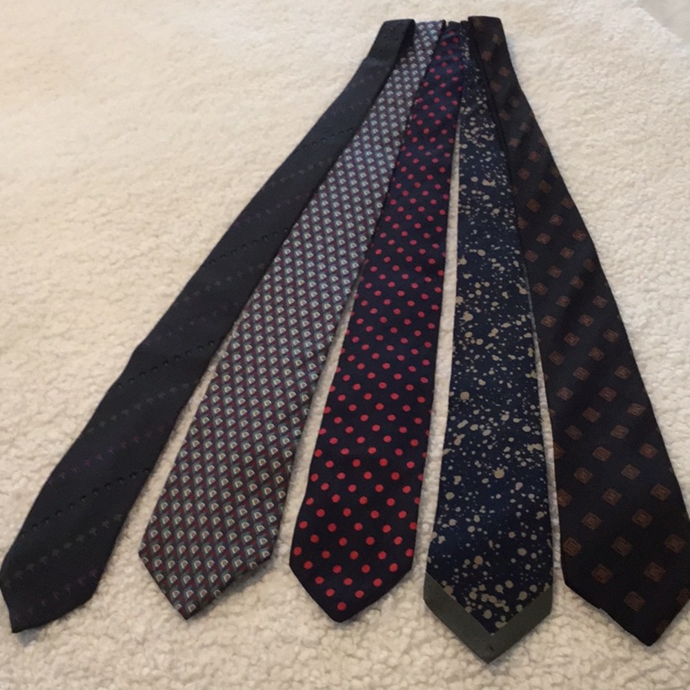 Men’s 100% Silk Ties (5)